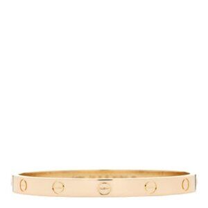 CARTIER 18K Yellow Gold LOVE Bracelet 18